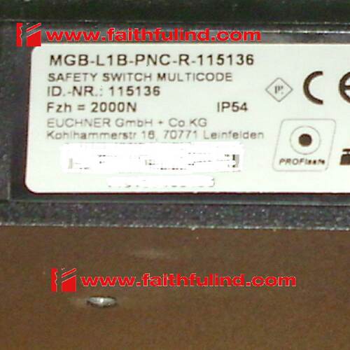 议价Euchner 115136 安士能全新安全模块 MGB-L1B-PNC-R-115136