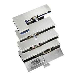 通用玻璃门上下夹无框玻璃门12-15-19mm门夹七字夹地弹簧门一字夹