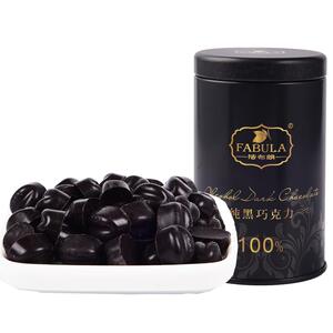 法布朗可可脂黑巧克力100%生酮