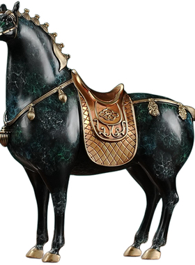 马到成功招财将军马摆件开业贺礼