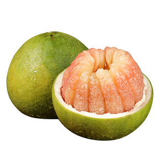 新鲜青皮红心柚子4个当季现摘大果红肉青柚孕妇水果金柚蜜柚包邮2