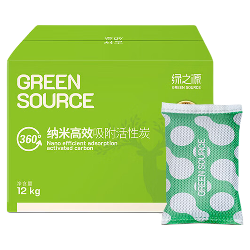 绿之源360升级版活性炭除甲醛碳