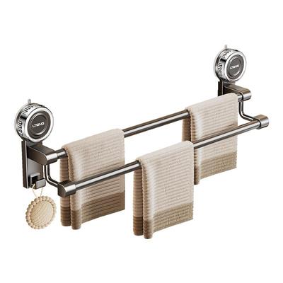 吸盘毛巾架免打孔可拆卸
