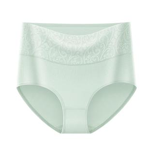 4条装高腰内裤女纯棉提臀收腹大码产后全棉无痕女士胖MM三角内裤