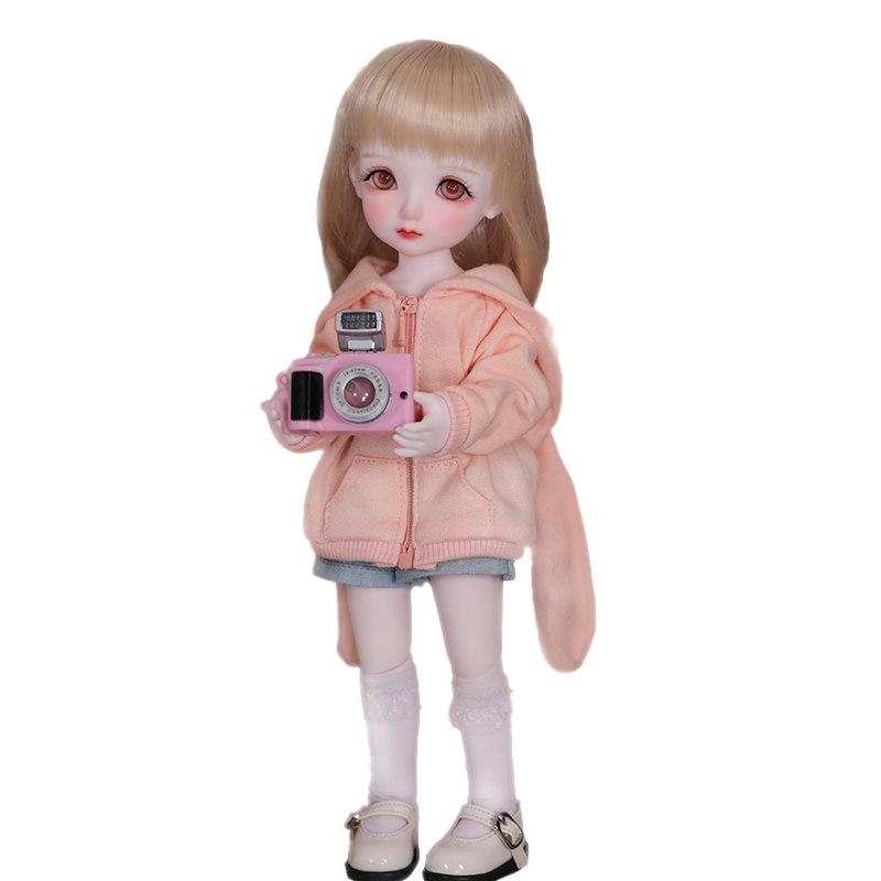 bjd娃娃正版raspberry衣服假发