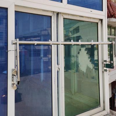 阳台窗户晾晒架防护栏晒衣神器窗外伸缩折叠晾衣架晒被子神器鞋架