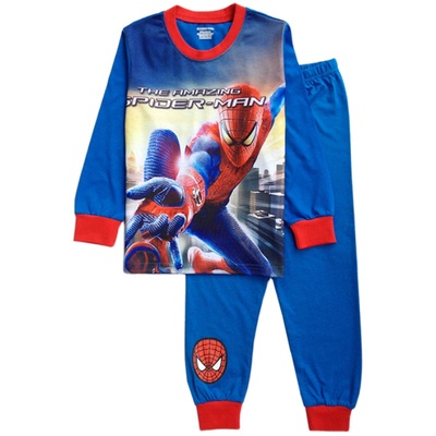 超人秋薄纯棉队长蜘蛛侠家居服