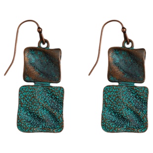 Vintage古着Garnet Crystal Beads复古耳环