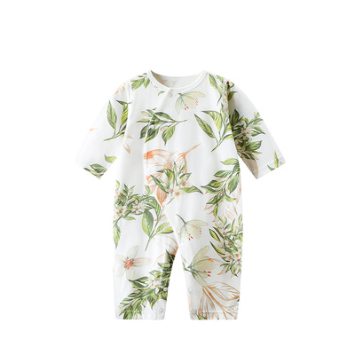 婴儿连体衣纯棉夏季空调服