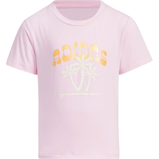 Adidas/阿迪达斯正品LG CD TEE小童凉感印花短袖T恤IT1812