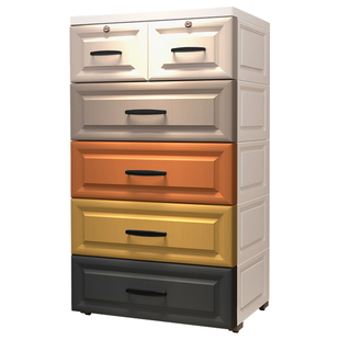 特大收纳柜子抽屉式置物柜家用零食储物婴儿童玩具宝宝衣柜五斗柜