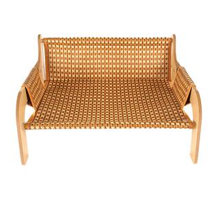 猫凉席窝狗狗冰垫床猫咪藤编沙发夏天用的宠物圆形睡窝夏透气躺椅