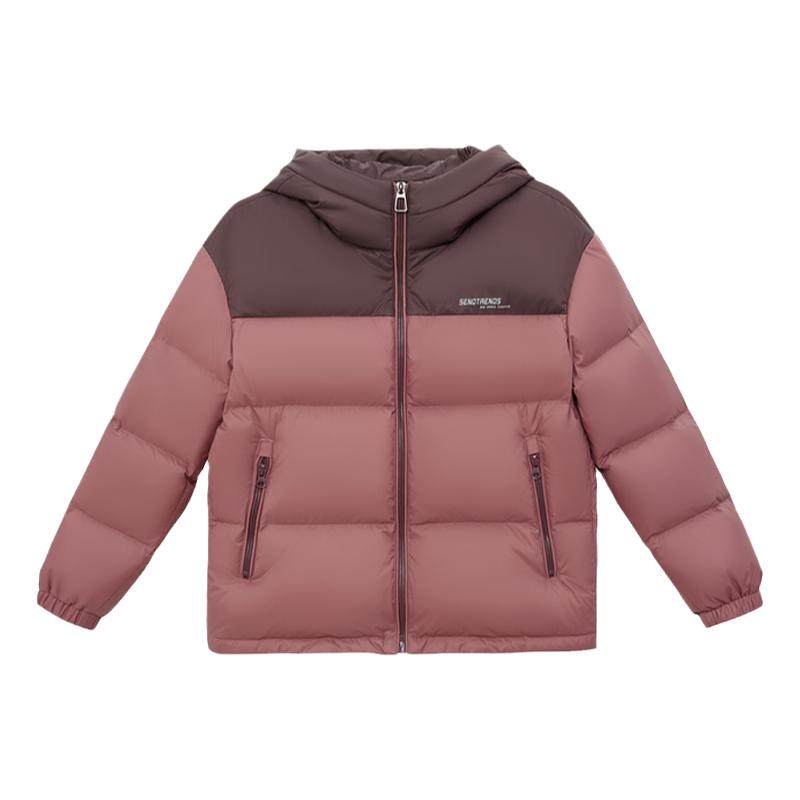 雪中飞儿童羽绒服亲子装男女短款