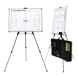 爱高足球教练五人七人十一人制铝合金立式战术板三角支架双面可用