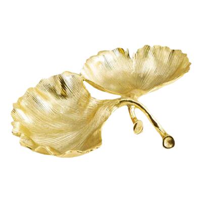 MichaelAram不锈钢银杏叶酱料碟