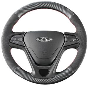 奇瑞eQ1手缝汽车方向盘套小蚂蚁艾瑞泽5e瑞虎5/3xe四季车用把套