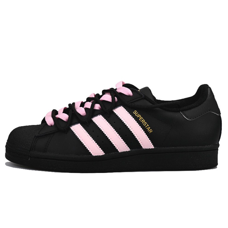 Adidas originals 贝壳头粉墨甜心低帮百搭休闲板鞋男女鞋定制鞋