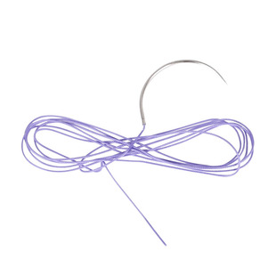 可吸收兽用带线缝合针宠物医院专用缝合PGA材质猫狗鼠手术免拆线