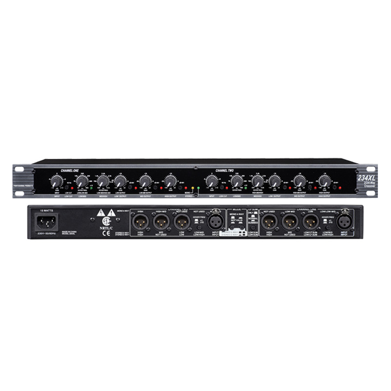 DBX 223XL 234XL 电子分频器二分频三分频重低音 舞台音频处理器
