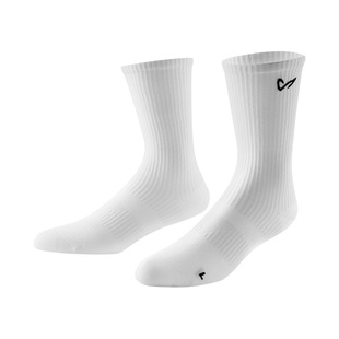 维动运动袜男女款毛巾底通勤长筒休闲袜百搭纯色棉袜透气吸汗袜子