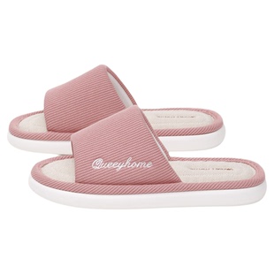 高级感亚麻拖鞋女夏季四季吸汗防臭居家用室内防滑厚底棉麻拖鞋男