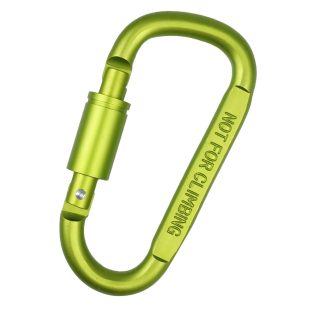 户外登山扣连接挂钩安全扣水瓶钥匙环8号d型承重小号快挂背包锁