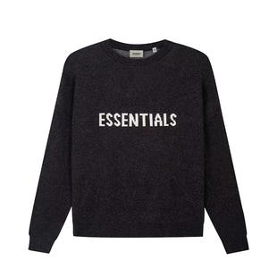 官网正品essentials毛衣圆领长袖针织衫女fog卫衣男复线FW20情侣