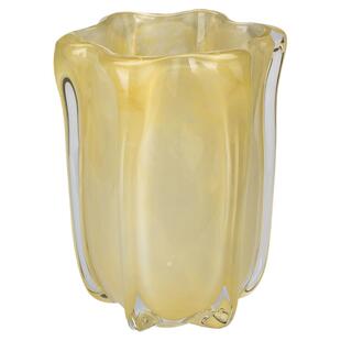 摩登主妇MONAZONE中古玻璃花瓶轻奢高级宽口客厅插花摆件乔迁布置