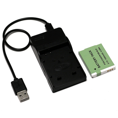 适用于佳能IXUS 85 95 200 IS相机电池+USB充电器