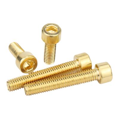 铜内六角螺丝螺栓内六方螺钉全黄铜圆柱杯头罗钉M3M4M5M6M8M10M12