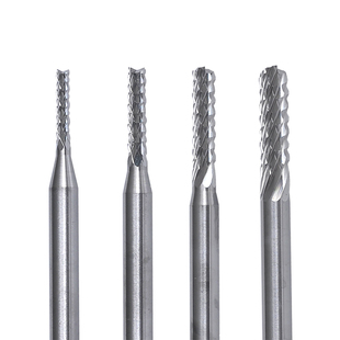 奥士特PCB铣刀硬质合金钨钢模型雕刻成型开粗玉米3.175定柄小锣刀