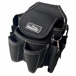 博勒工具维修小号腰包多功能腰挂迷你电工包万用表挂袋紧凑收纳袋