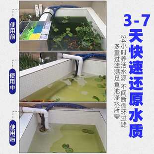 鱼池过滤器水循环自制景观水外置沼泽过滤盒锦鲤池大型设备过滤箱
