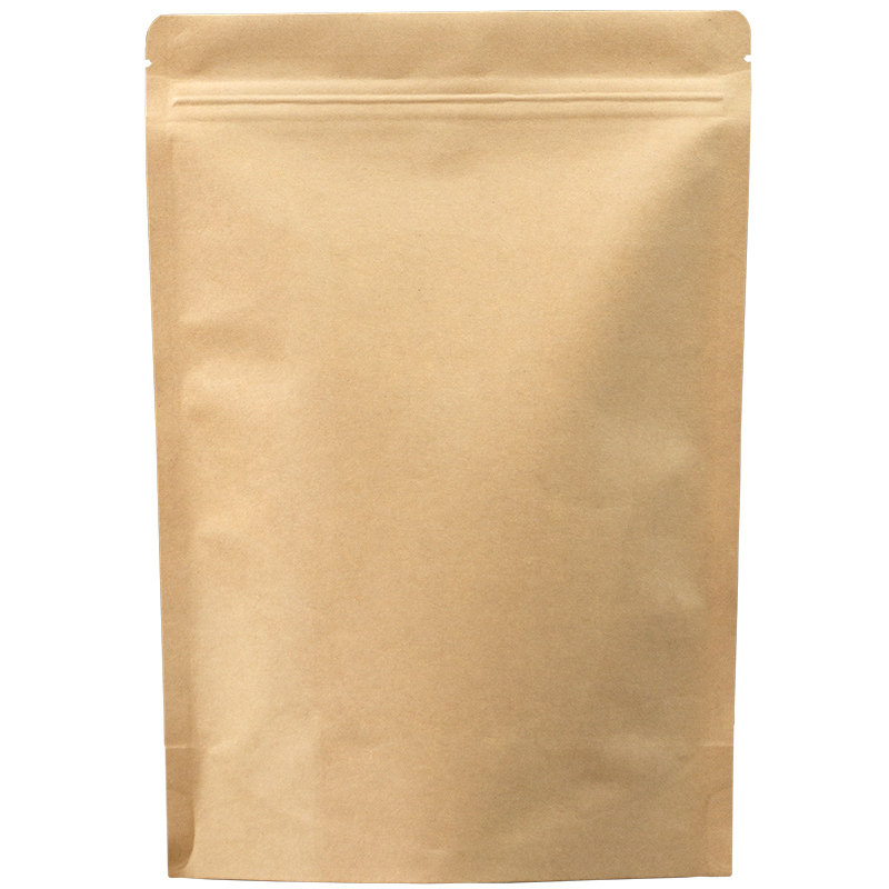 牛皮纸自封铝箔袋 自立袋食品袋包装 茶叶散茶袋防潮防串味密封袋