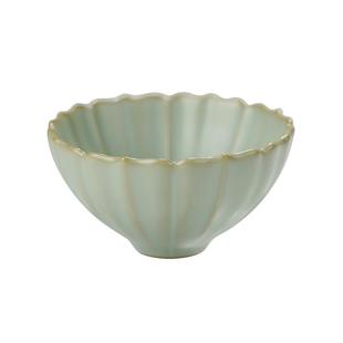 汝瓷主人杯单杯小茶杯陶瓷景德镇汝窑开片可养手工原矿青瓷礼盒装