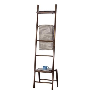 品生美毛巾架浴室收纳架免打孔