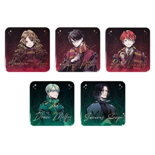 正版哈利波特方形吧唧院袍系列徽章斯内普马尔福赫敏罗恩官方谷子