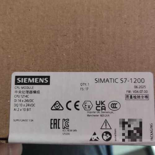 询价-SIMATIC S7-1200 CPU模块 6ES7