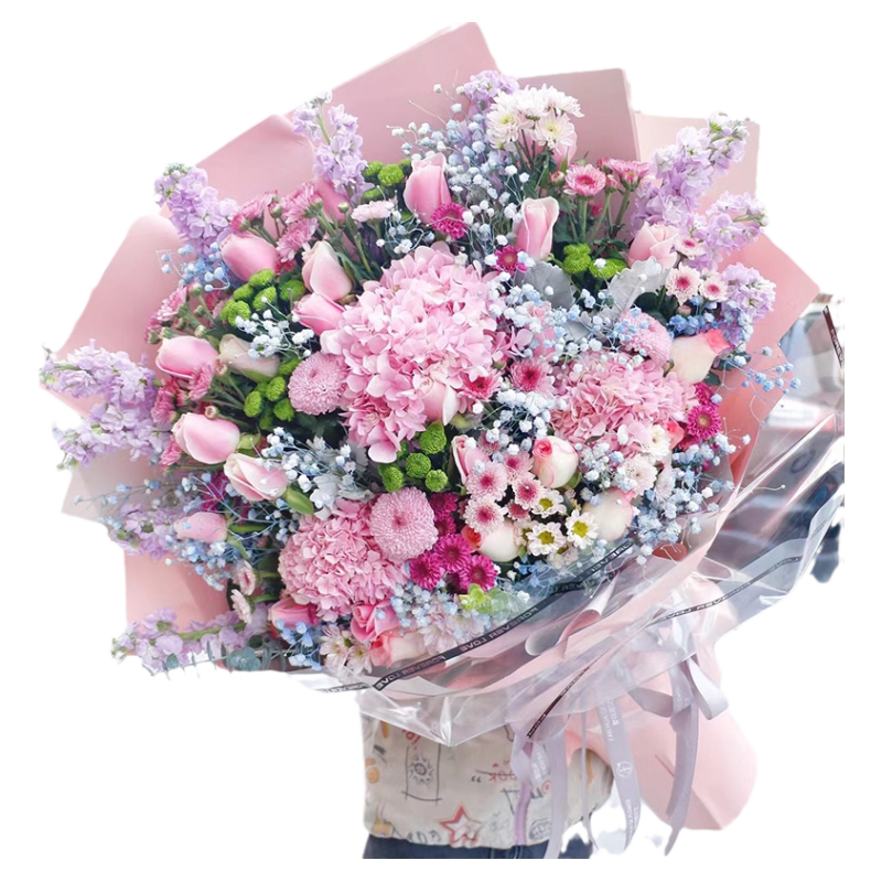教师节ins网红花束玫瑰鲜花速递北京杭州上海同城送闺蜜生日鲜花
