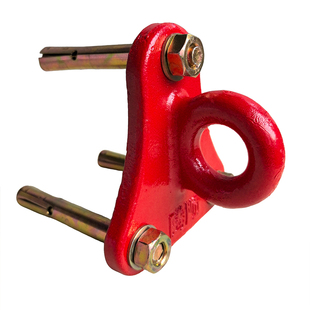 逃生绳固定器高空作业三角固定支架安全绳固定环攀岩挂钩支架锚点