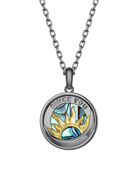 SinceYouS极光太阳神项链男潮酷