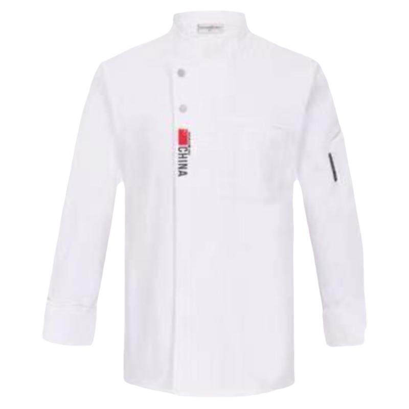 定制厨师工作服短袖夏天男女餐饮后厨房加肥加大秋冬280斤长袖秋