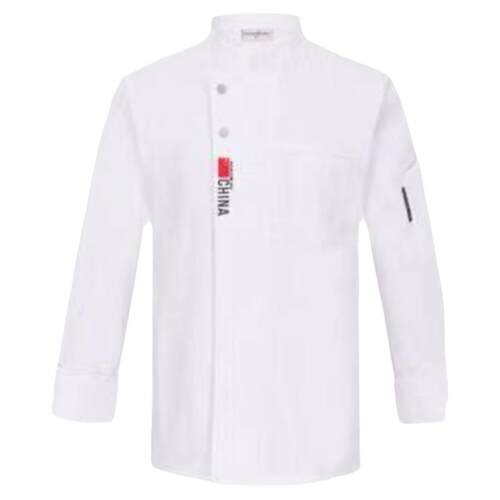 定制厨师工作服短袖夏天男女餐饮后厨房加肥加大秋冬长袖秋厨师服