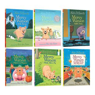 Mercy Watson 小猪梅西历险记 英文原版 儿童桥梁章节小说 Kate DiCamillo 爱德华的奇妙之旅同作者 绘本图画书