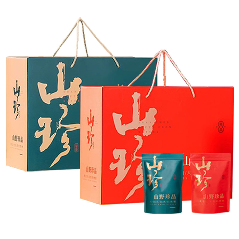 野生菌礼盒装菌菇干货羊肚菌礼品