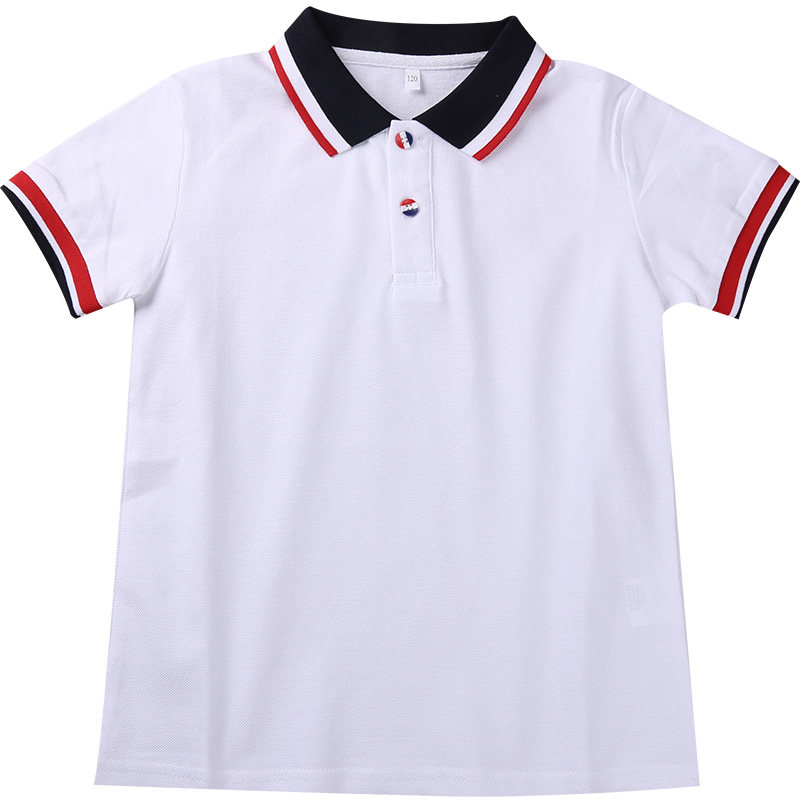 校服园服班服短袖T恤纯棉POLO衫