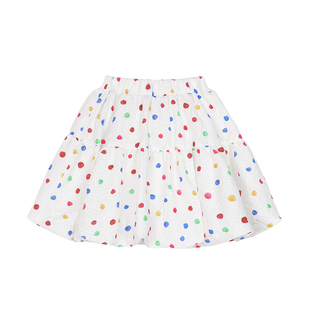 NORNOR陈大猪女童波点花苞裙26新款春夏好看洋气裙子儿童泡泡短裙