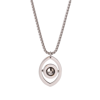 项链天使之眼吊坠不掉色