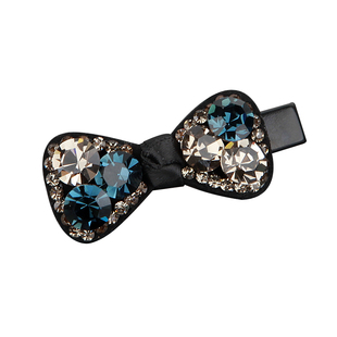 边夹侧边碎发一字夹小号蝴蝶结发卡头饰刘海鸭嘴夹水钻发夹女前额