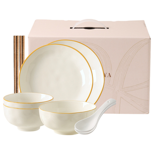 川岛屋餐具礼盒碗碟套装家用2026新款高颜值乔迁礼物高档碗具组合